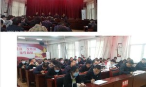宝塔区李渠镇：党员干部齐上阵 打好护花防冻战