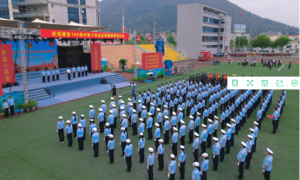 丹凤县举行庆祝建党100周年暨十四运安保维稳誓师大会