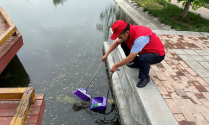 彬州公路段:弘扬志愿精神 开展文明共建