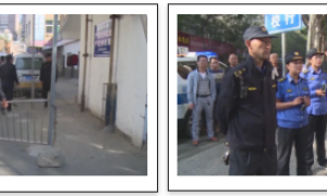 子长市城市管理执法大队：依法拆除违法建筑   保障市民出行安全