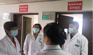 石泉县医院接受新冠肺炎医疗救治定点医院感染防控督导检查