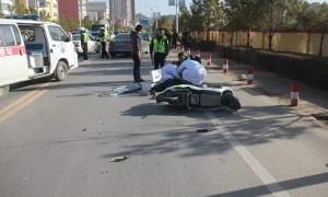 米脂交警：启动“四位一体”救助机制快速救治一名事故伤员