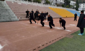 留坝县公安局交管大队：开展警体达标测试   提升强身健体意识