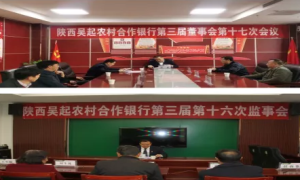 吴起农村合作银行召开第三届股东大会第八次会议
