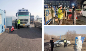 抗击疫情，神木交警坚守一线保平安