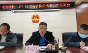 汉台区宗营镇：强化换届选举培训，营造风清气正环境