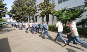 汉中监狱组织开展狱内全员性消防演练