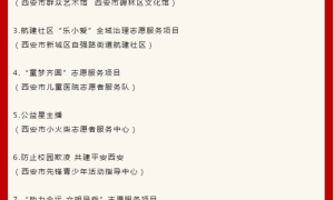 西安市救助管理站流浪未成年人关爱行动荣获西安市城市志愿服务项目大赛铜奖