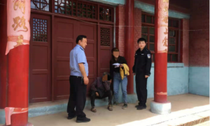 旬邑县公安局底庙派出所警犬、无人机齐上阵寻回走失老人