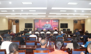 延安市劳山国有林管理局组织观看中国共产党成立100周年大会实况