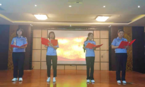 蒲城县司法局举行庆祝中国共产党成立100周年诵读会