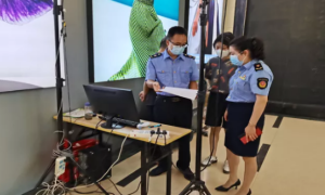 神木市市场监督管理局副局长张斌检查疫情防控工作