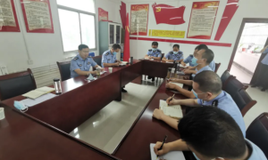 董学平副支队长到留坝督导检查事故预防“减量控大”工作