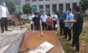 渭南市生态环境局对潼关县黄河干流排污口整治工作进行技术指导