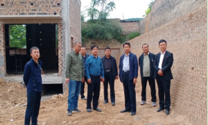 马宝有一行深入官庄国有生态实验林场督导检查工程项目建设进展工作