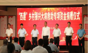 陕西西建集团向宝鸡市慈善总会定向捐赠2500万元