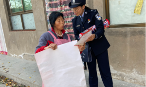 合阳县公安局经侦大队：送法下乡暖民心   服务群众“零距离”