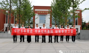 延长县退役军人事务局开展学党史主题党日活动