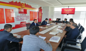 千阳县环保新材料工业园管委会党支部开展党史学习教育专题研讨会