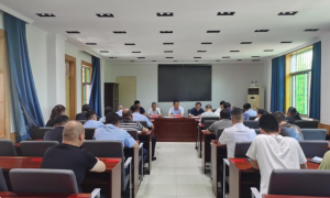 渭南市生态环境局蒲城分局学习全市大气污染防治工作调度会议精神