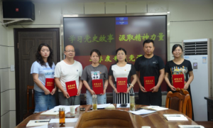 铜川市生态环境局耀州分局：学习党史故事 汲取精神力量