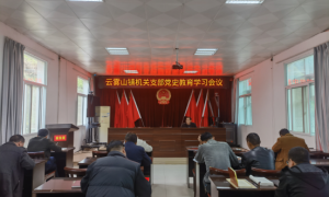 石泉县云雾山镇：精心谋划 抓好党史学习教育