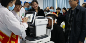 神木市慈善协会、旭永眼科医院在第六小学举行视力筛查设备捐赠暨视力筛查启动仪式
